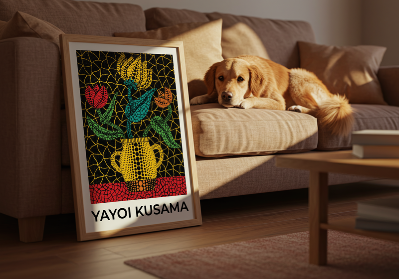 Yayoi Kusama Pattern Botanist Poster