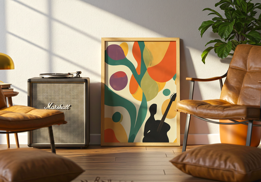 Guitar Tree Dreams Plakat