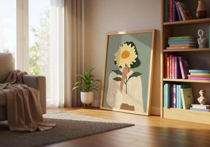 Hidden sunflower No.2 Poster