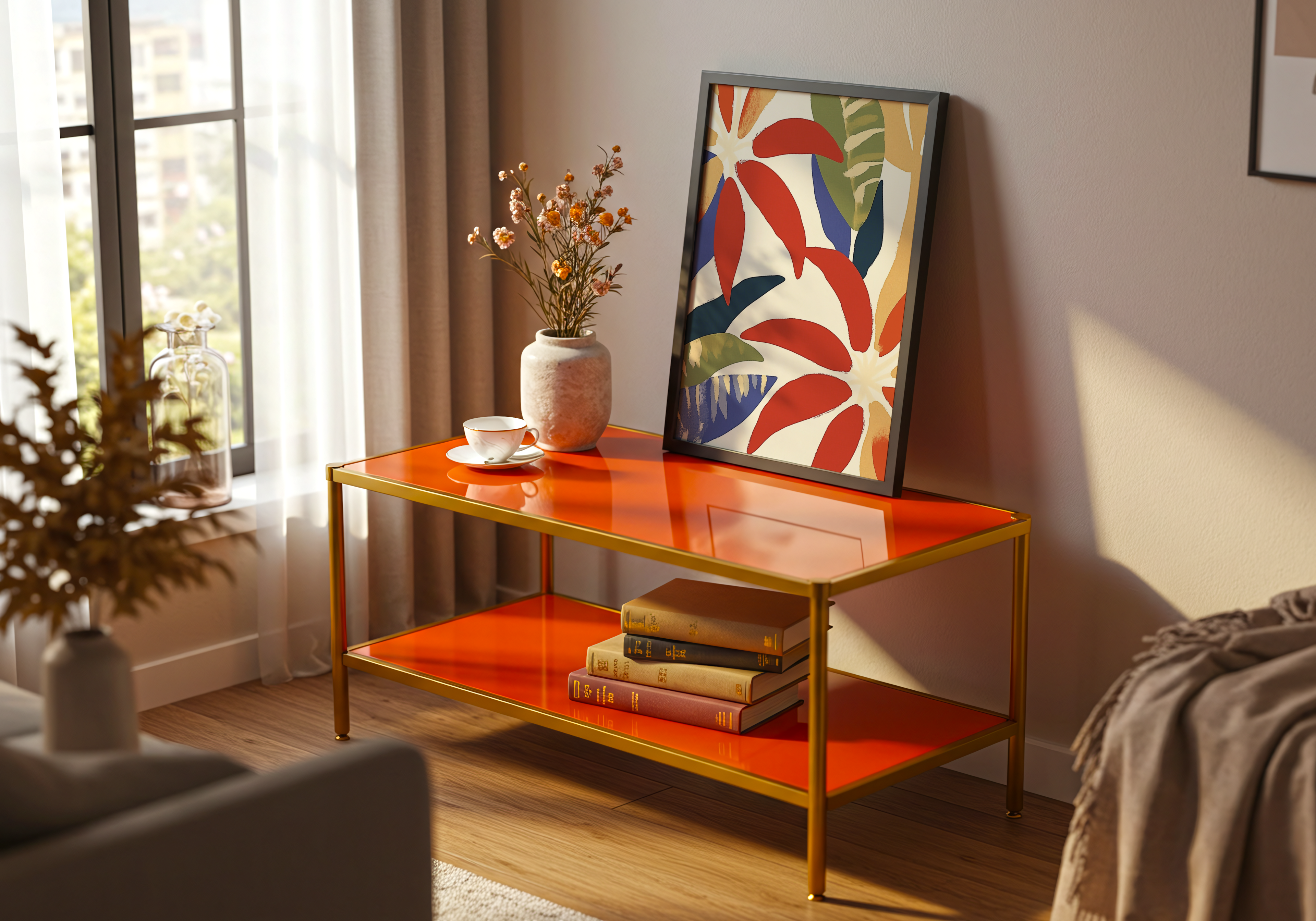 Abstract leaves Poster