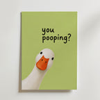 You Pooping Poster – canvas utan passepartout